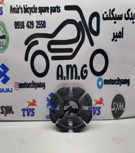 لاستیک (بوش) توپی چرخ عقب موتور آپاچی۱۵۰.۱۶۰.۱۸۰.۲۰۰،و HLX 150 (جنس درجه ۱)