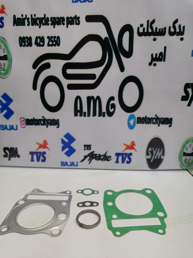 واشر سر(رو) ته(زیر) سیلندر آپاچی ۱۵۰.۱۶۰.۱۸۰